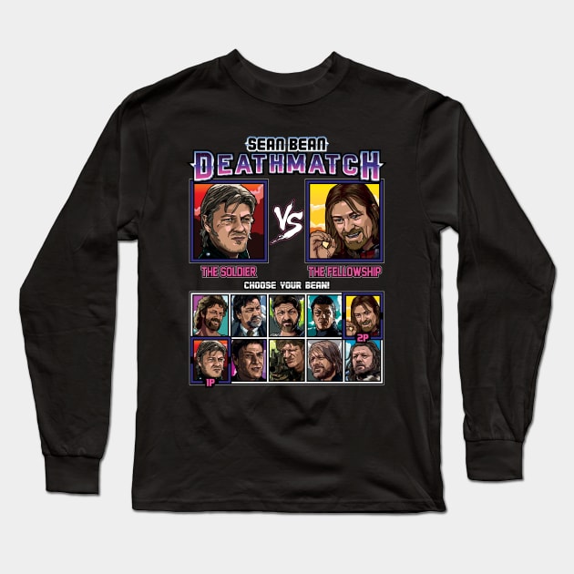 Sean Bean Fighter Long Sleeve T-Shirt by RetroReview